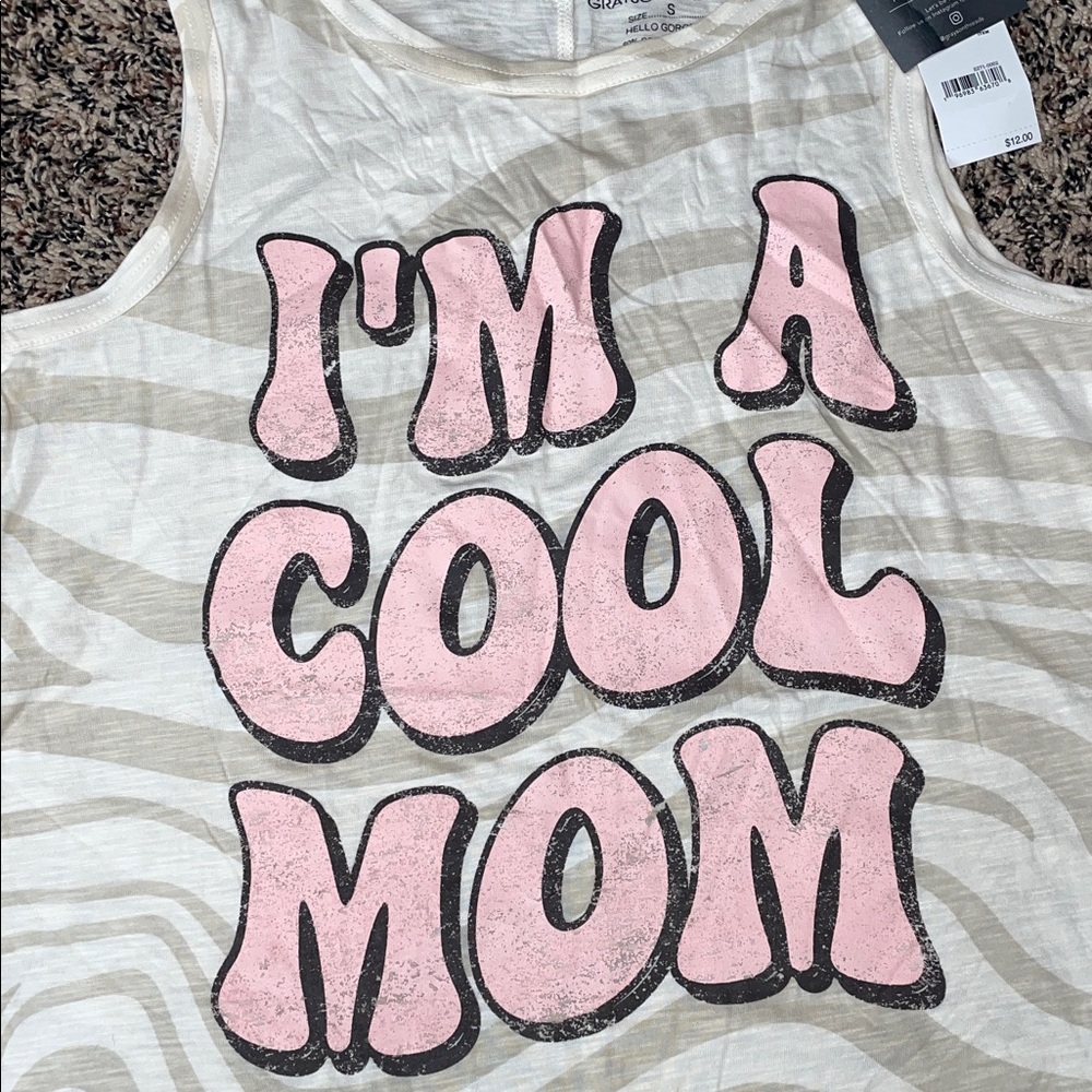 Grayson/Threads Woman’s Graphic Tank Top Size Small Relaxed Fit | NWT - Picture 2 of 3